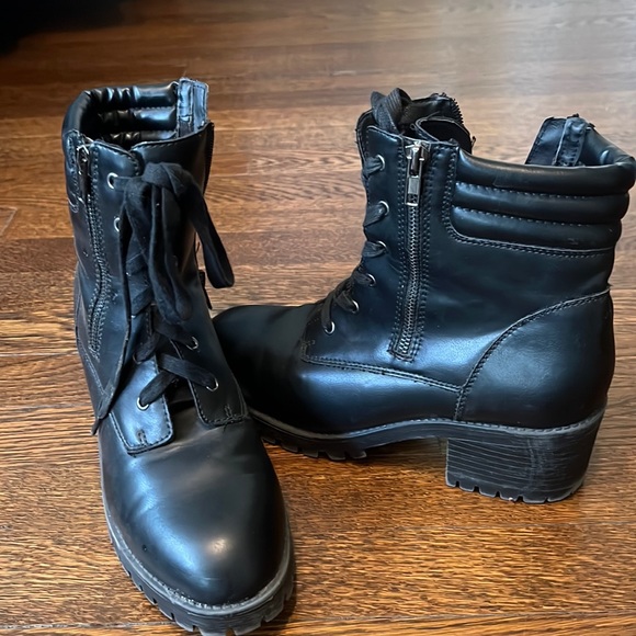 Madden Girl Shoes - Black biker boots